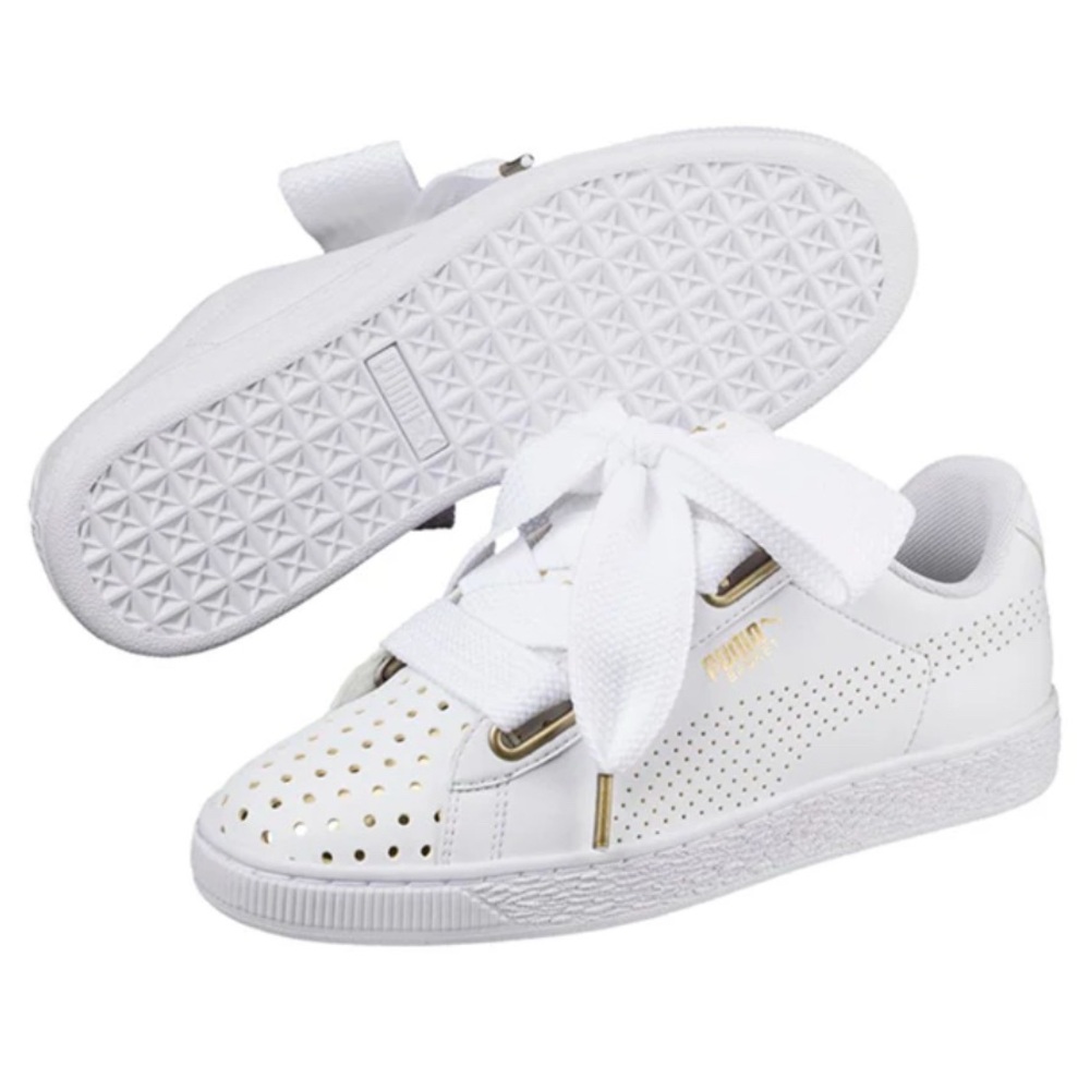 PUMA Basket Heart Ath Lux White